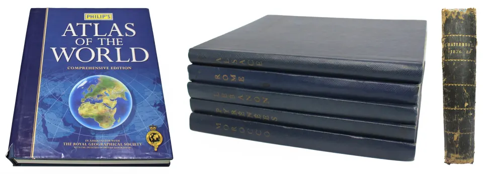Collection of Antique & Vintage Reference Books
