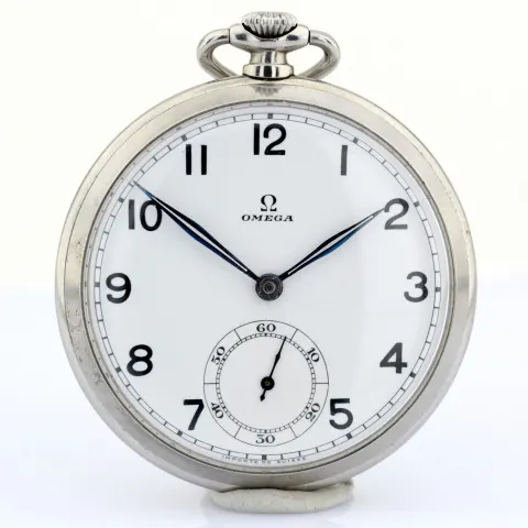 Omega/Pocket Watch - Gentlemen's Steel Pocketwatch