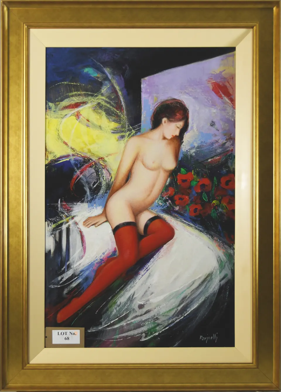 Original oil on Canvas by Farinelli