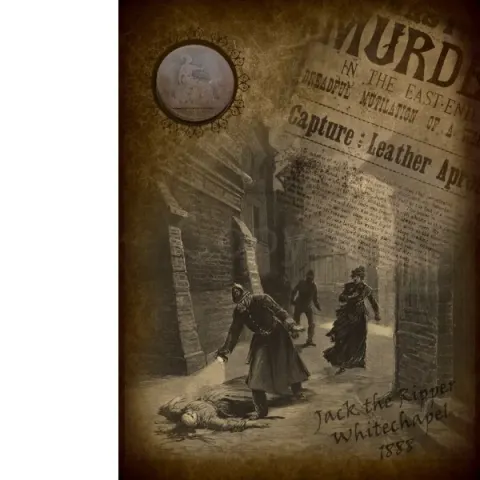 Jack The Ripper Terrorising Victorian London 1888 Original Penny Metal Art Display