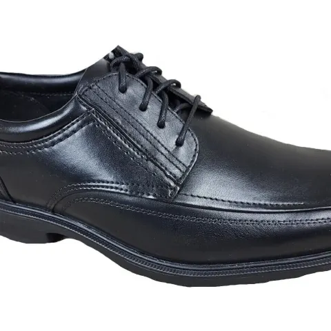 4 x Keuka Sure Grip Anti Slip Shoes Executive Black Leather - various sizes