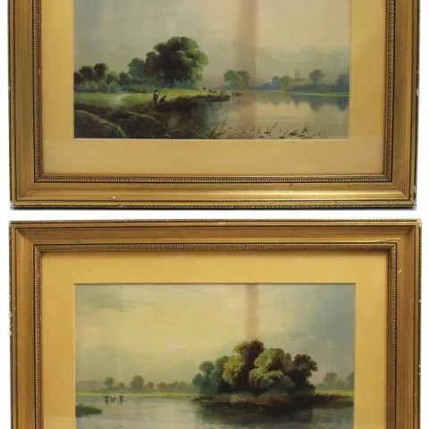 Pair of Victorian Landscape Prints