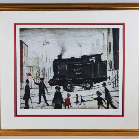 L.S. Lowry Limited Edition "Level Crossing"
