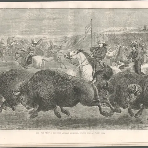 Buffalo Bill’s Wild West Show Opens in London Victorian 1887 Newspaper