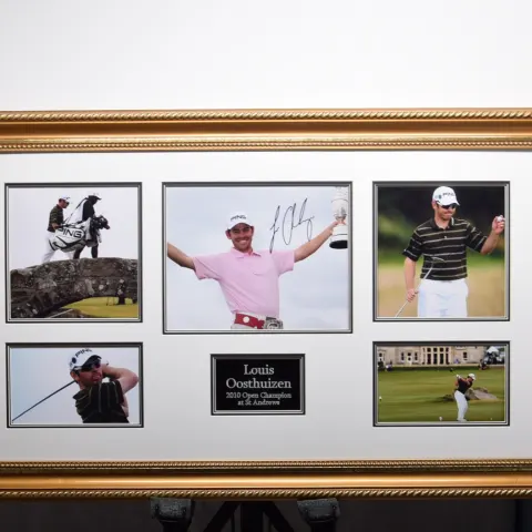 LOUIS OOSTHUIZEN original signature presentation.