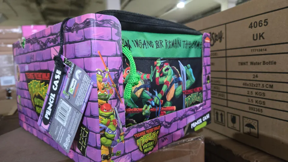 10 Pcs Brand New Sealed Teenage Mutant Ninja Turtle Large Size Pencil Case Set Prenmium Product