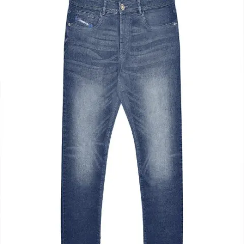 Lambretta Mens Chester Straight Fit Denim Jeans - Tinted Blue Size 36 RRP £60