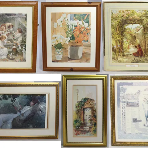 Collection of 6 Framed Prints