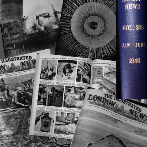 Bound Illustrated London News Jan-June 1946 Over 700 Pages Events of That Time.
