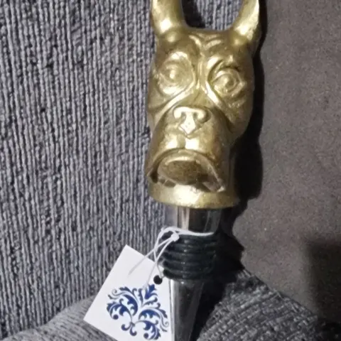 Dog Head Bottle Stops x 5