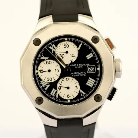 Baume & Mercier / Riviera  Chronograph - Date -  Automatic - Gentlemen's Steel Wristwatch