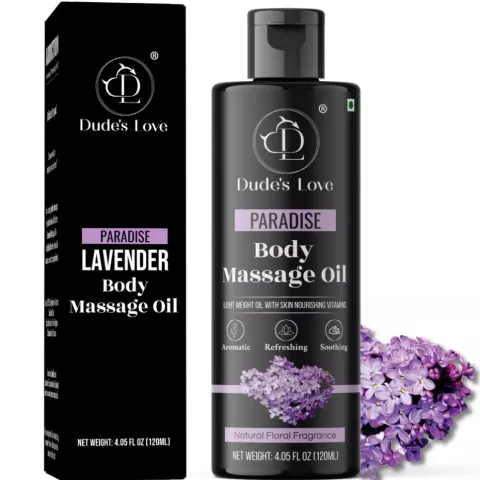 10 x Organic - Lavender Floral Edible Body Massage Oil L6a