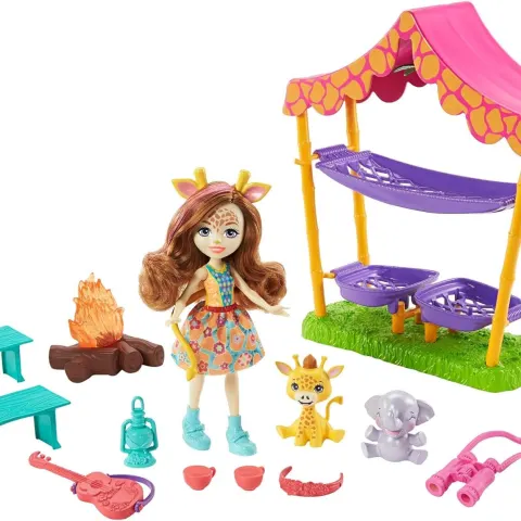 Enchantimals Fisher Price Campout Playset Brand New Sealed Box RRP £19.99