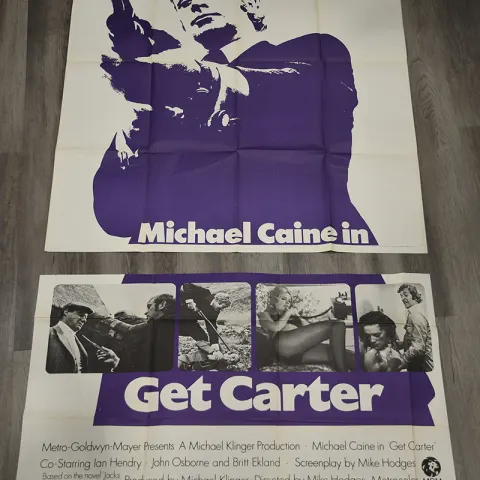 Rare 2 Metre Original Cinema Poster "Get Carter"