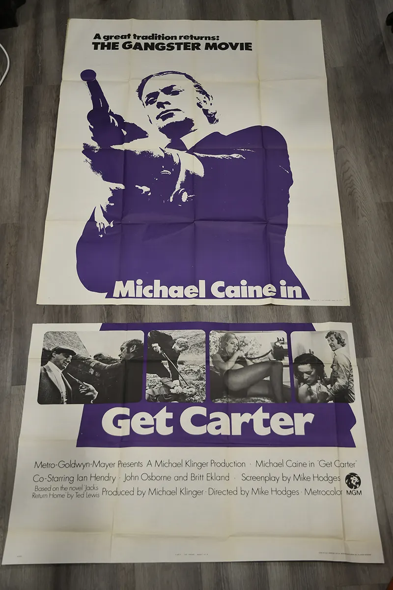 Rare 2 Metre Original Cinema Poster "Get Carter"