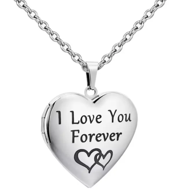 12 x Photo Locket Necklaces for Women L14a sku-4228