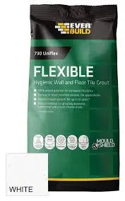 730 Universal Flexible Floor & Wall Tile Grout, White 6.5M