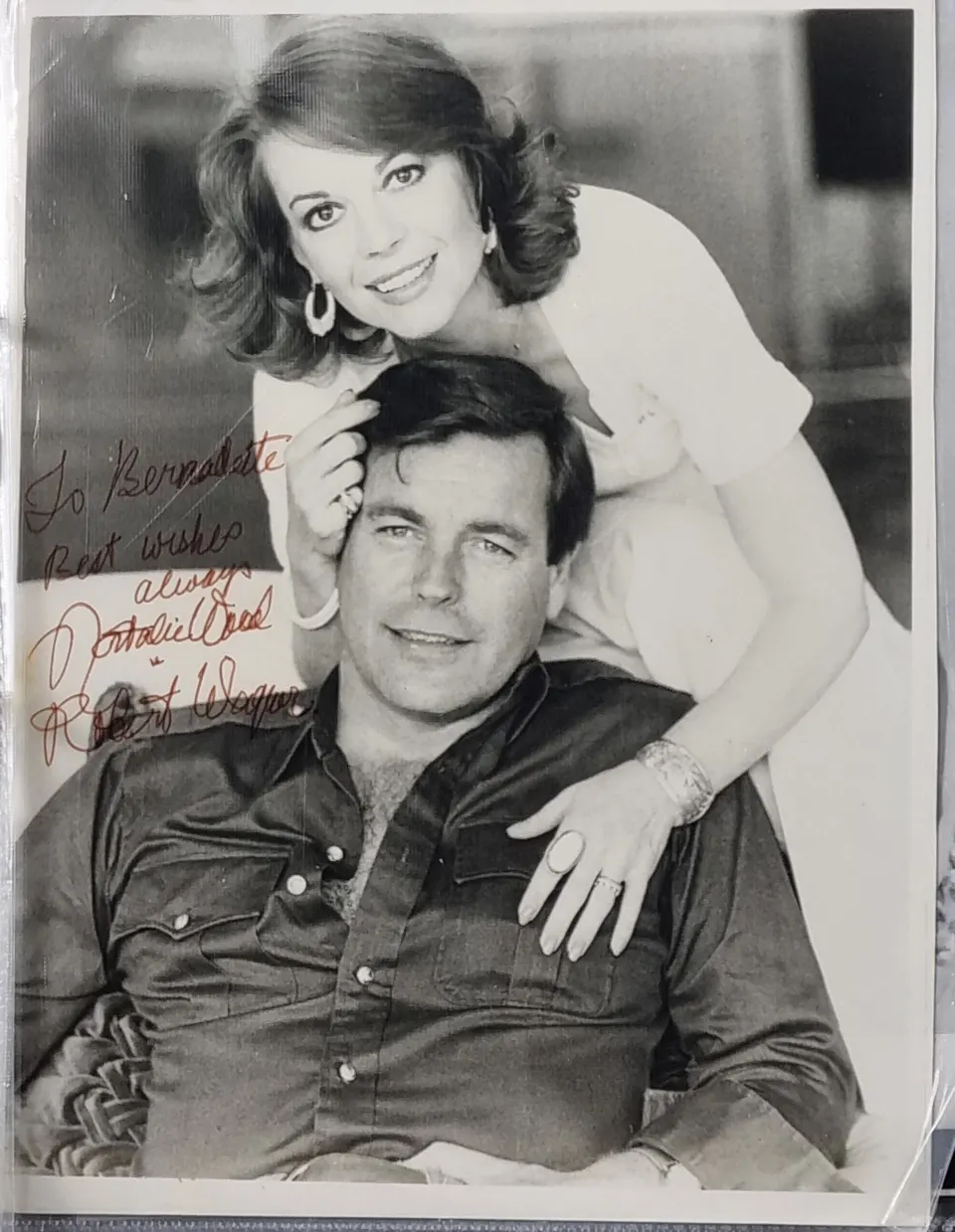 Natalie Wood & Robert Wagner Signed Photograph
