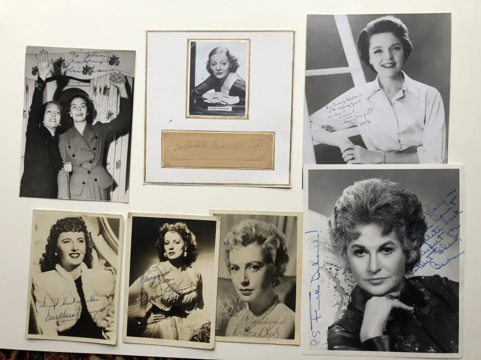 Barbara Stanwyck, Margaret Swann, Deborah Kerr, Gloria Swanson & more signatures