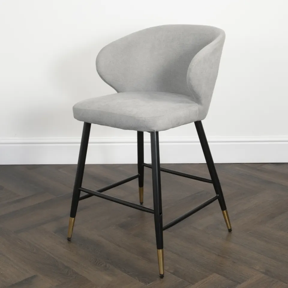 Manhattan Grey Kitchen Bar Stool (set of 2) RRP - £590