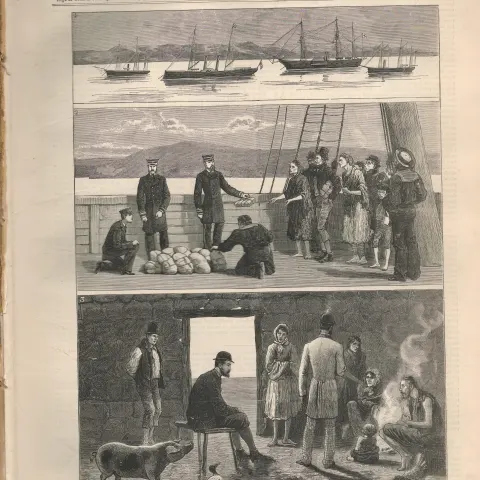 The Famine & Distress West Of Ireland Killkerran Bay Galway
