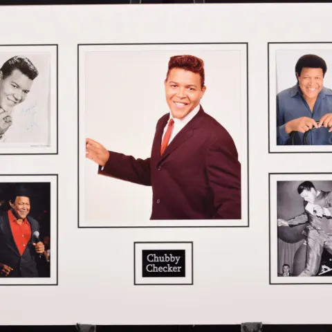 CHUBBY CHECKER original signed presentation