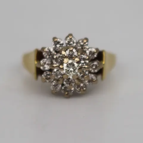 Diamond Cluster Ring