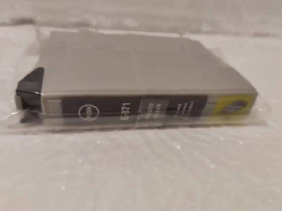 10x E-871 Ink Cartridge Replacement For Epson T0871 Photo Black