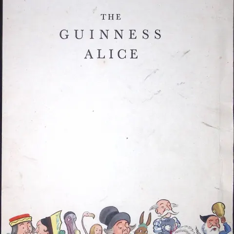 Guinness 92 Years-Old Rare  Illustrated by John Gilroy 1933 The Guinness Alice-11.