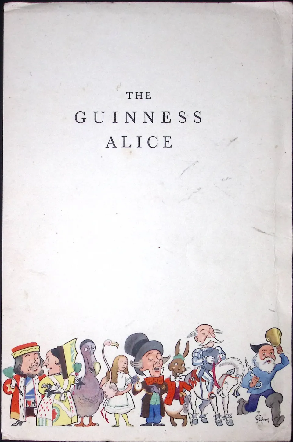 Guinness 92 Years-Old Rare  Illustrated by John Gilroy 1933 The Guinness Alice-11.