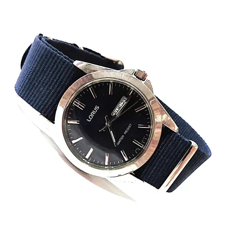 Lorus Day Date Sports Watch VJ33-X001 - Working New Battery