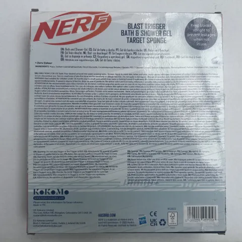 Pallet of Nerf the skill and the will bath and shower gel set