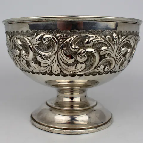 Edwardian Solid Silver Bowl London 1901
