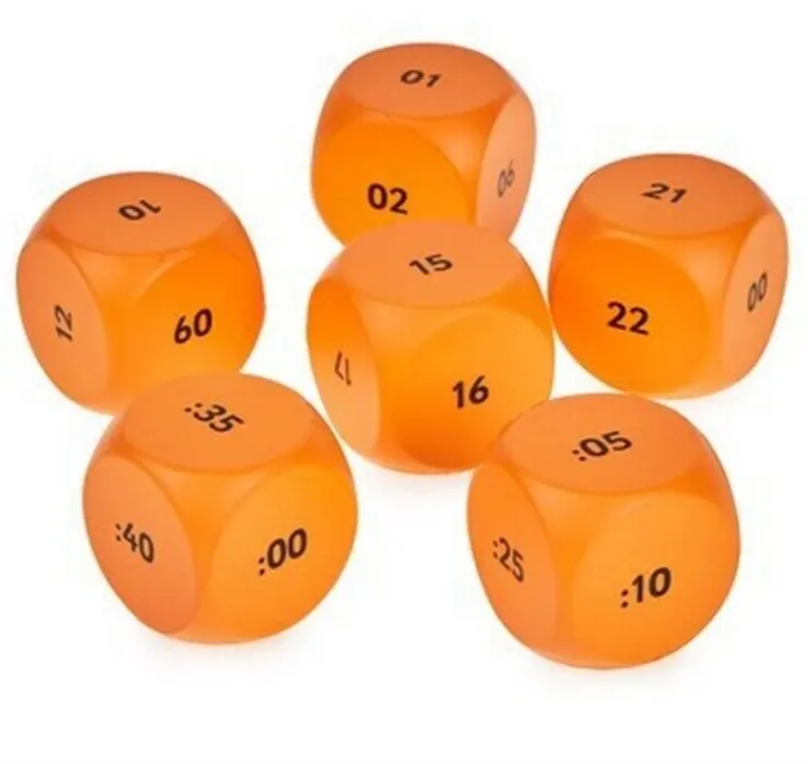 3 X 24 HOUR CLOCK CUBES LEARNING DICE FOAM HOPE EDUCATION PACK OF 6 - RRP £45 - GRADE A