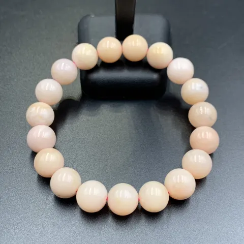 PKL-54, Wonderful Natural Pink Opal Beads Bracelet