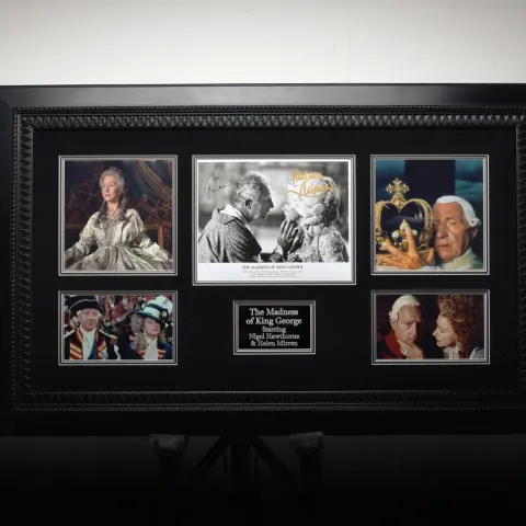 MADNESS OF KING GEORGE original signature presentation