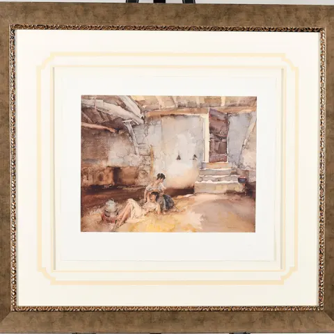 Russell Flint Limited Edition "Retreat From The Sun"