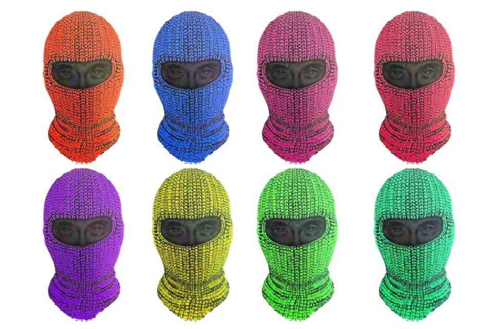 BANKSY, MIX COLOR HEAD COVER.