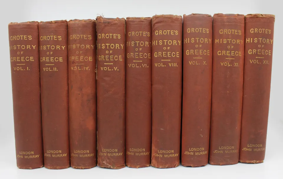 Books George Grote – A History of Greece 9 volumes, 1869, John Murray