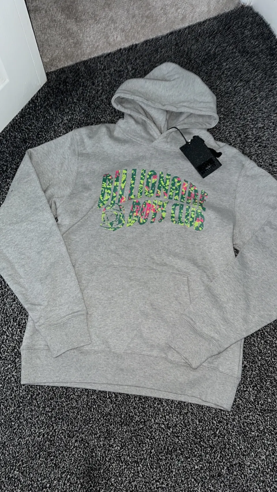 BILLIONAIRE BOYS CLUB JUNGLE CAMO HOODIE - SIZE M - NO VAT