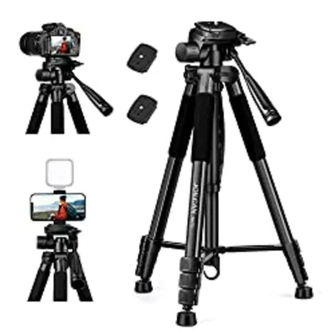 Lightweight DSLR Tripod Camera Stand with Detachable Head L14a