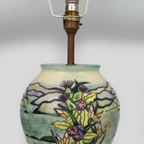 Moorcroft Thistle Table Lamp