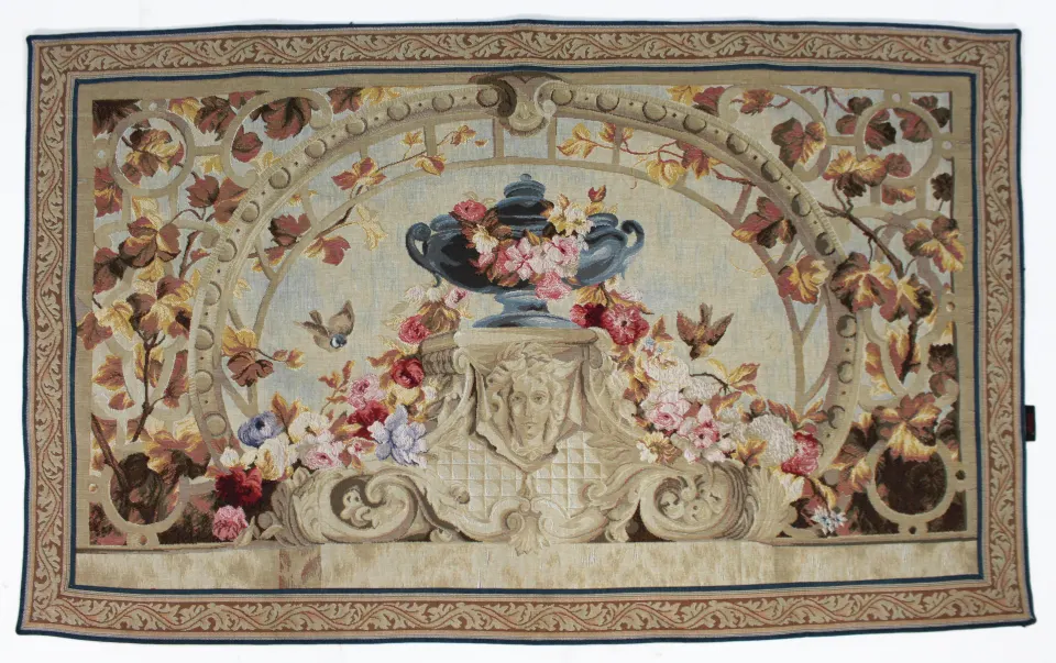 French Goblys Aubusson Style Tapestry Wall Hanging