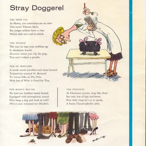 Original 62-Year-Old 1962 Guinness Print Stray Doggerel– GE 3388  #-28.