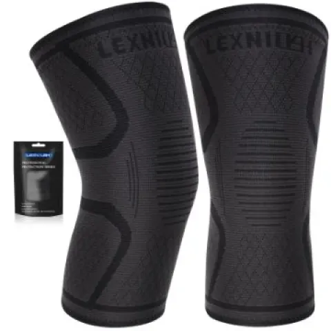 11 x Knee Support for Men/Women 2 Pack, Best Knee Compression Sleeve RRP £15.80 ea