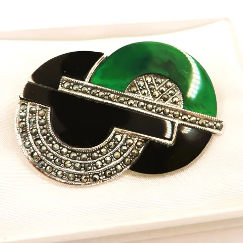 Art Deco Sterling Silver Brooch