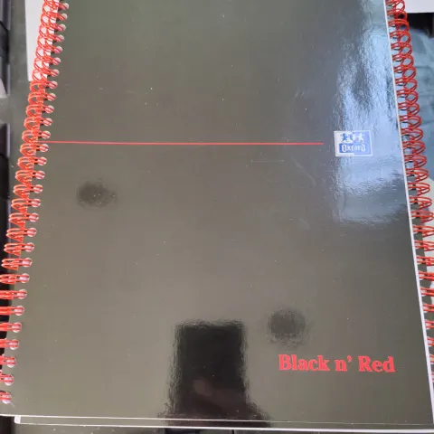 15 x Oxford Black n Red Note pads
