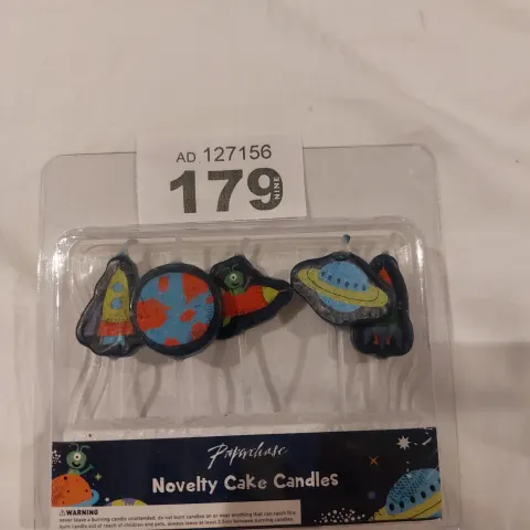 Fruit ladies cake candles and space cake candles x 24