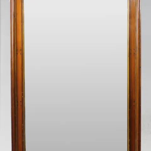 Tall Mahogany & Parcel Gilt Mirror c.1900