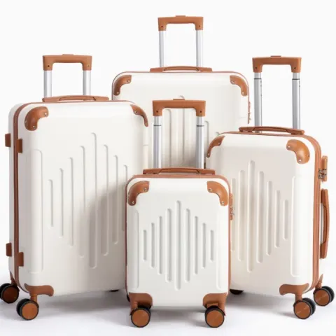 Hard Shell Luggage Set – Expandable Lightweight Suitcases with 360° Spinner Wheels